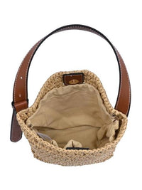 Nova Natural Woven Bucket Bag
