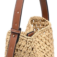Nova Natural Woven Bucket Bag