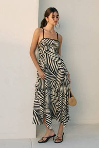 Zebra Palm Dress