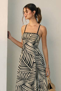 Zebra Palm Dress
