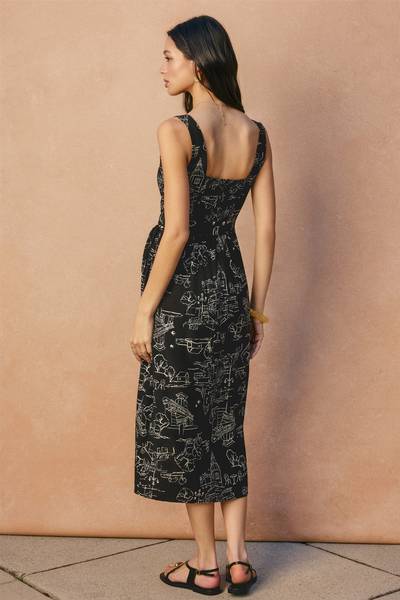 Casa Del Sol Tulip Hem Wrap Dress