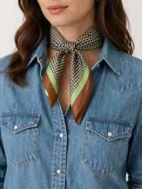 Casal Square Printed Scarf