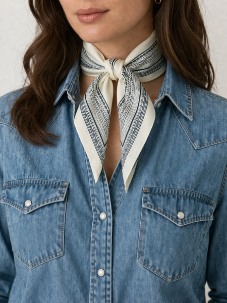 Ermida Triangle Printed Scarf