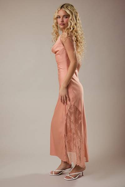 Pixie Satin & Lace Dress