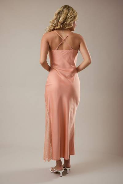 Pixie Satin & Lace Dress