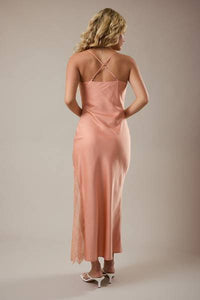 Pixie Satin & Lace Dress