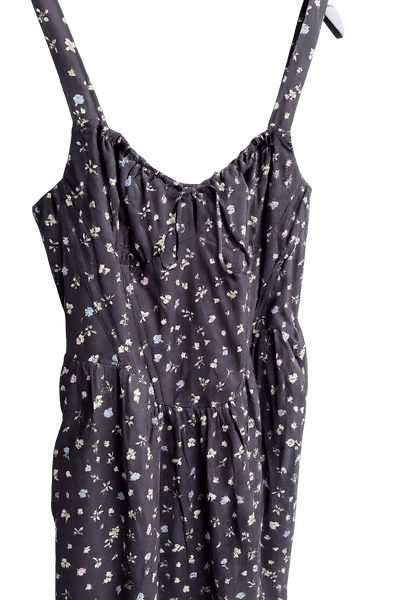 Basque Floral Dress