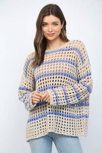 Open Knit Kallie Top