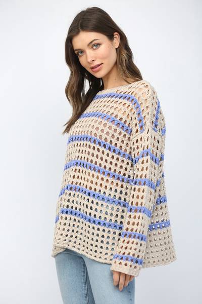 Open Knit Kallie Top