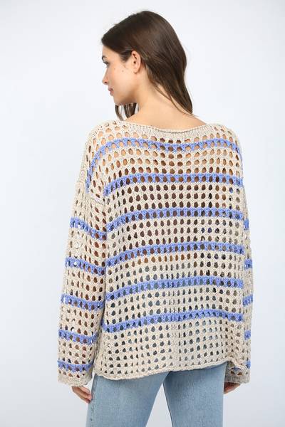 Open Knit Kallie Top