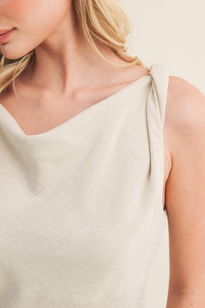 Sylvia Twisted Strap Top
