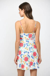 Mixed Garden Button Sundress