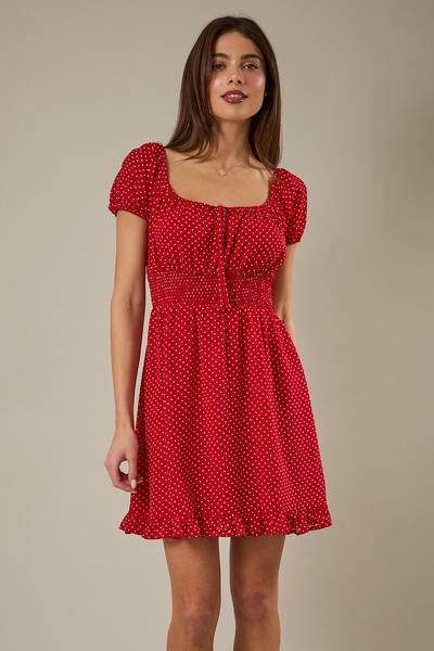 Scarletta Polka Dot Dress