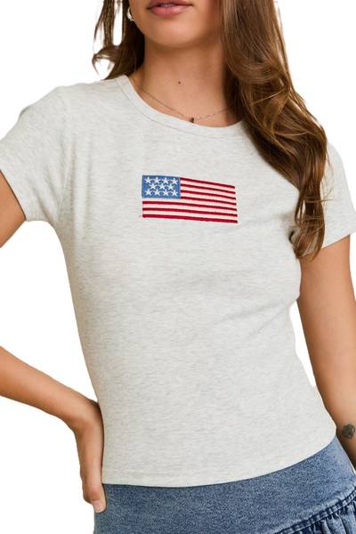 American Flag Tee