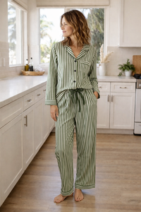 Daphne Striped PJ Set