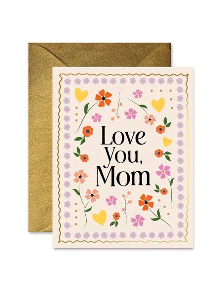 Mosaic Mom Floral Card