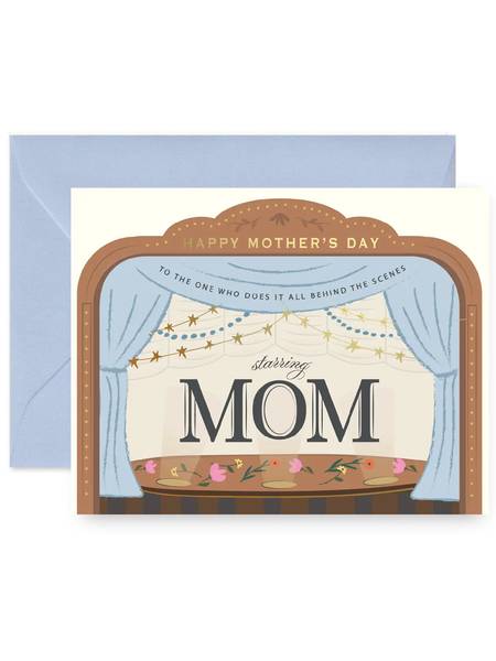 Behind the Scenes Mother's Day Card