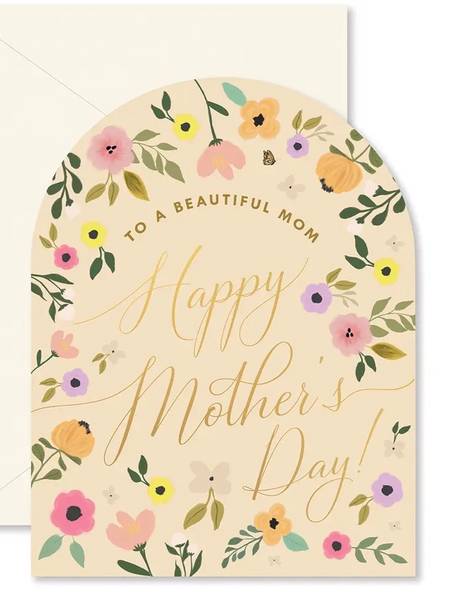 Arch Mother's Day Floral Card