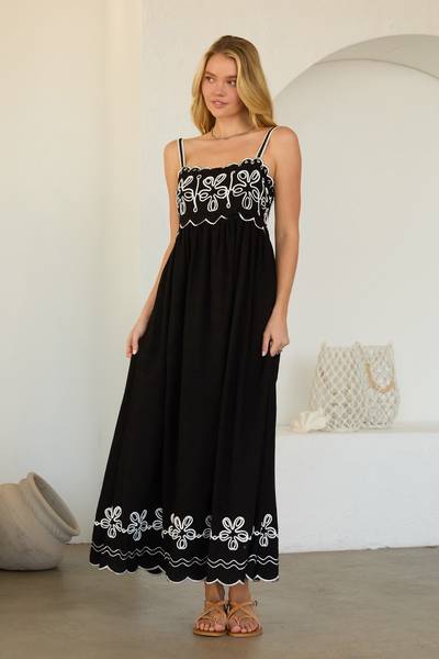 Angela Embroidered Dress