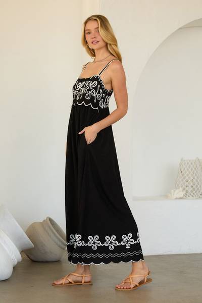 Angela Embroidered Dress