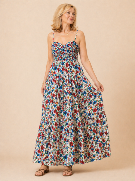 Heidi Smocked Top Dress