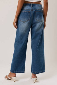Pax Low-Rise Straight Leg Denim
