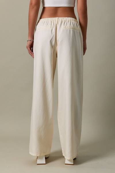 Pleated + Tie Butter Pants