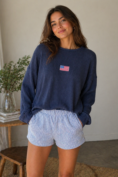 Nantucket American Flag Sweater