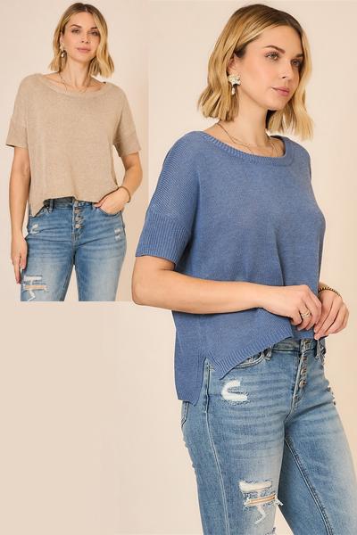 Morgan Knit Tee