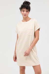 Amora Striped T-Shirt Dress