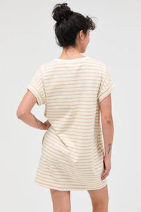 Amora Striped T-Shirt Dress