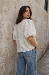 Embroidered Floral Top