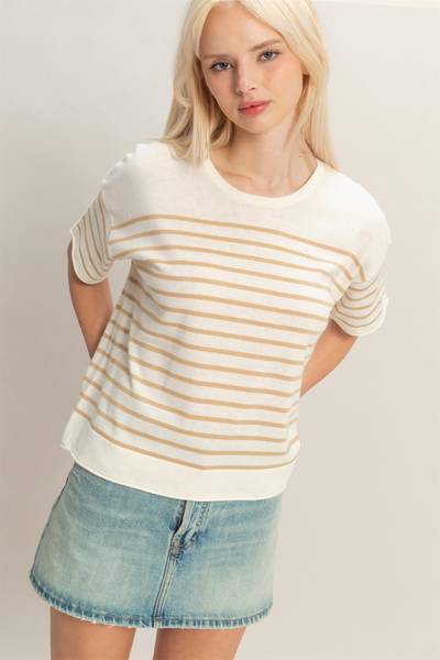 Norda Cotton Blend Striped Top