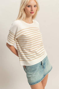 Norda Cotton Blend Striped Top