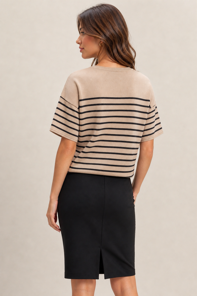 Norda Cotton Blend Striped Top