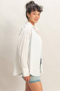Roslindale Cotton Button-Up Shirt