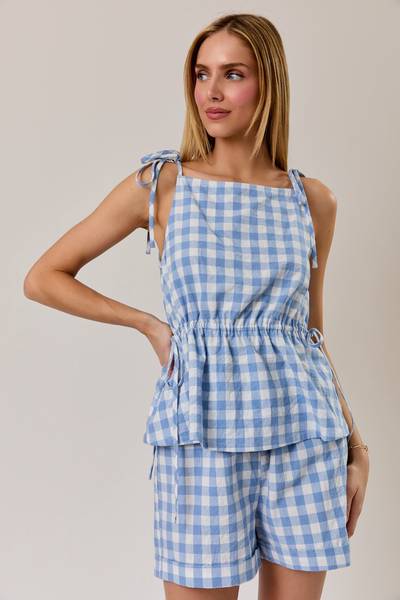 Charisma Gingham Top