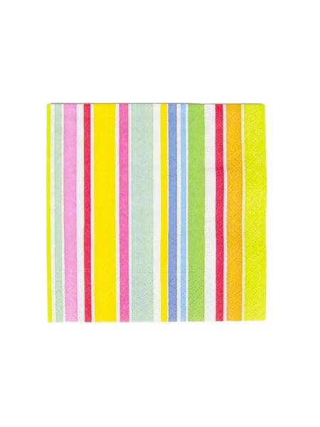 Cabana Stripe Bright Cocktail Napkins