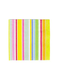 Cabana Stripe Bright Cocktail Napkins
