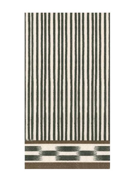 Boho Stripe Black Guest Towels