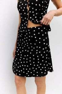 Kelly Polka Dot Skirt