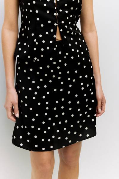 Kelly Polka Dot Skirt