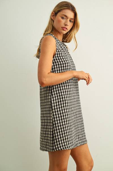 Maggie Cotton Gingham Dress