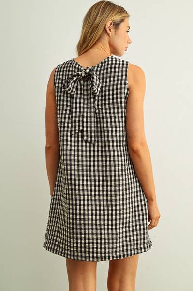 Maggie Cotton Gingham Dress