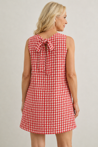 Maggie Cotton Gingham Dress