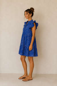 Flutter Sleeve Roberta Dress