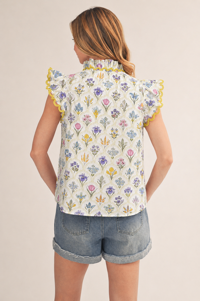Delphia Botanical Top