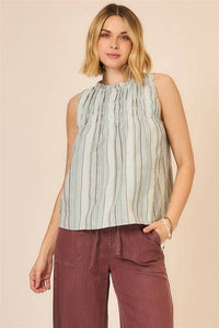 Breeze Smocked Striped Top