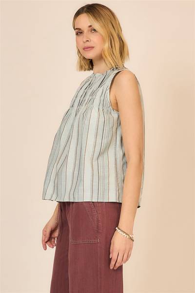Breeze Smocked Striped Top