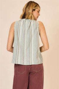 Breeze Smocked Striped Top
